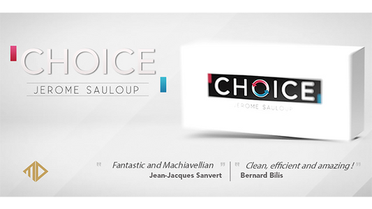 Choice (Gimmicks and Online Instructions) by Jerome Sauloup and Magic Dream - Trick - Wizard Magic Shop