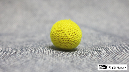 Crochet Ball .75 inch Single (Yellow) by Mr. Magic - Trick - Wizard Magic Shop