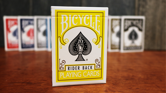 Bicycle Yellow Playing Cards by US Playing Cards Co - Wizard Magic Shop