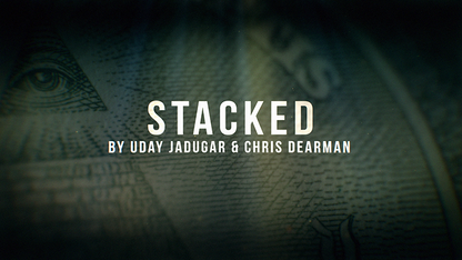 STACKED (Gimmicks and Online Instructions) by Christopher Dearman and Uday  - Trick