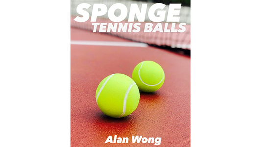 Sponge Tennis Balls (3 pk.) by Alan Wong - Trick - Wizard Magic Shop