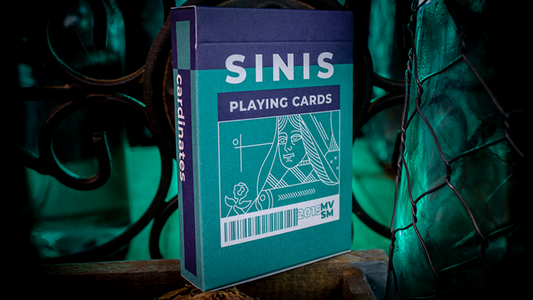 Sinis (Turquoise) Playing Cards by Marc Ventosa - Wizard Magic Shop