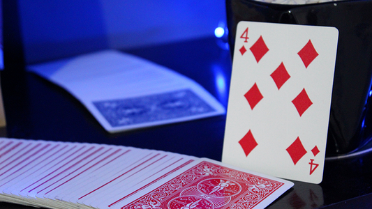 Tumi Magic presents Glitch Card (Red) by Tumi Magic - Trick alternate view - Wizard Magic Shop