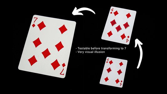 Tumi Magic presents Glitch Card (Red) by Tumi Magic - Trick - Wizard Magic Shop