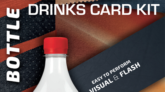 Drink Card KIT for Astonishing Bottle (Gimmick and Online Instructions) by João Miranda and Ramon Amaral - Trick - Wizard Magic Shop