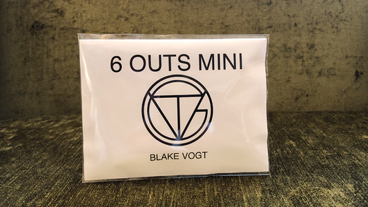 Six Outs Mini (Gimmicks and Online Instructions) by Blake Vogt - Trick - Wizard Magic Shop