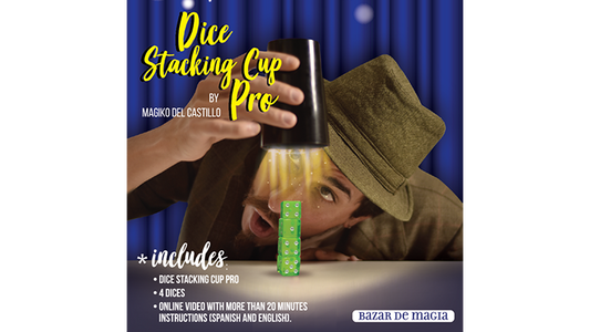 Dice Stacking Cup Pro (trucos e instrucciones en línea) de Bazar de Magia - Truco 