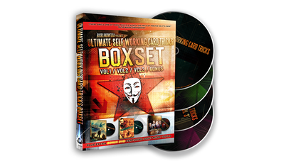 BIGBLIINDMEDIA présente le coffret triple volume Ultimate Self Working Card Tricks de Big Blind Media - DVD 