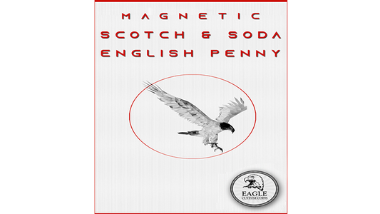 Magnetic Scotch and Soda English Penny by Eagle Coins - Trick - Wizard Magic Shop