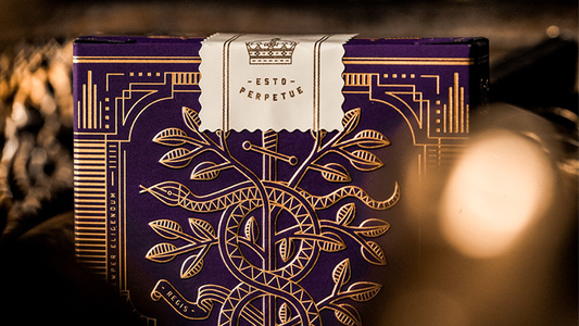 Monarch Royal Edition (Purple) Playing Cards by theory11 alternate view - Wizard Magic Shop