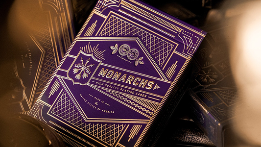 Monarch Royal Edition (Purple) Playing Cards by theory11 - Wizard Magic Shop