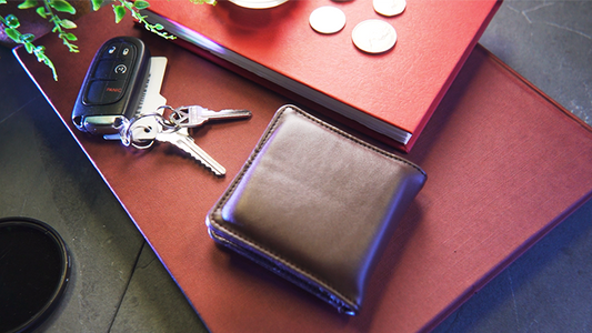 Easy Money Brown Wallet (Gimmick and Online Instructions) by Spencer Kennard - Trick - Wizard Magic Shop