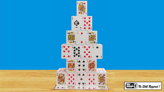 RISING CARD CASTLE by Mr. Magic - Wizard Magic Shop