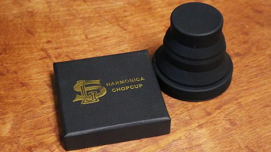 Harmonica Chop Cup Black 2 (Silicon) by Leo Smetsers - Trick - Wizard Magic Shop