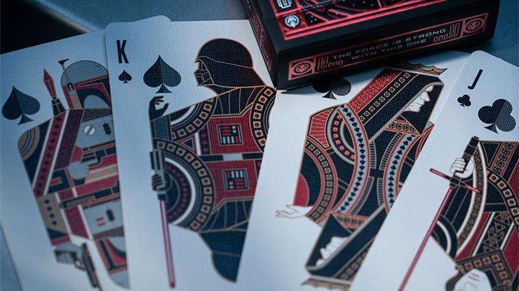 Star Wars Dark Side (RED) Playing Cards by theory11