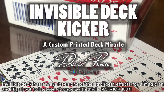 Invisible Deck Kicker (Gimmicks and Online Instructions) by David Penn - Trick - Wizard Magic Shop