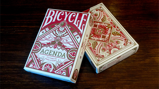 Agenda Red Basic Edition Playing Cards - Wizard Magic Shop