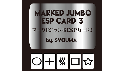 Marked Jumbo ESP Cards (Black) by Tejinaya Magic - Wizard Magic Shop
