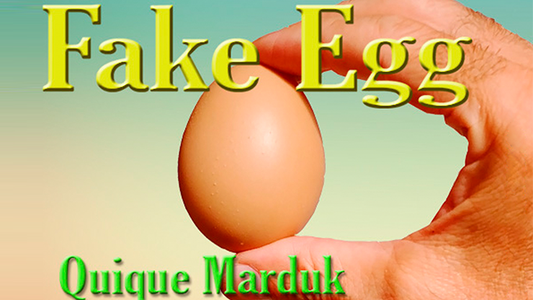 Fake Egg Brown by Quique Marduk - Wizard Magic Shop