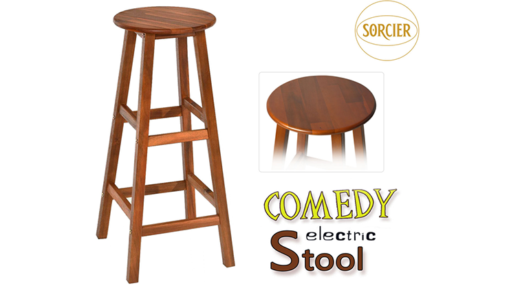 Comedy Electric Stool (Wood) by Sorcier Magic - Trick