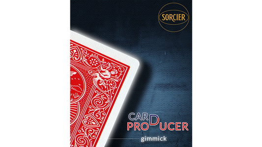 Card Production Gimmick Red by Sorcier Magic - Trick - Wizard Magic Shop