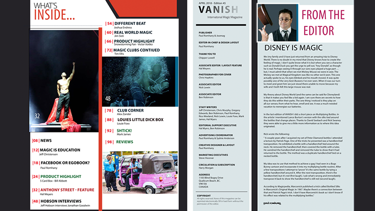 Vanish Magazine #45 eBook DOWNLOAD