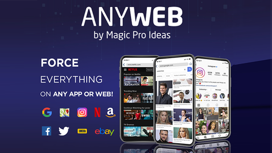 AnyWeb by Magic Pro Ideas - Trick - Wizard Magic Shop