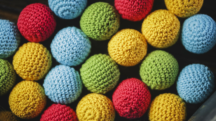 Ensemble de boules au crochet (jaune) par TCC