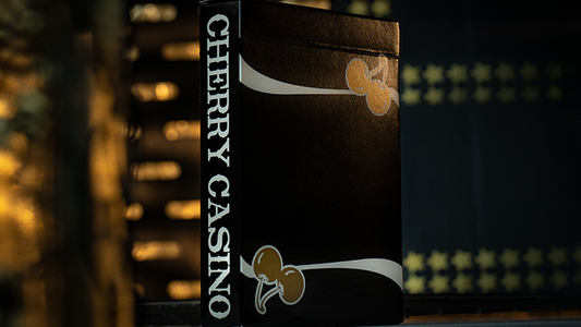 Cherry Casino (Monte Carlo Black and Gold) Playing Cards by Pure Imagination Projects - Wizard Magic Shop