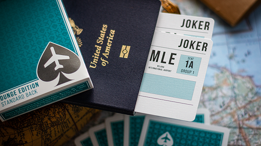 Lounge Edition in Terminal Teal by Jetsetter Playing Cards