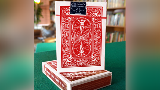 Experts Thin Crushed Printed on Web Press Rider Back Back (Red) Playing Cards - Wizard Magic Shop