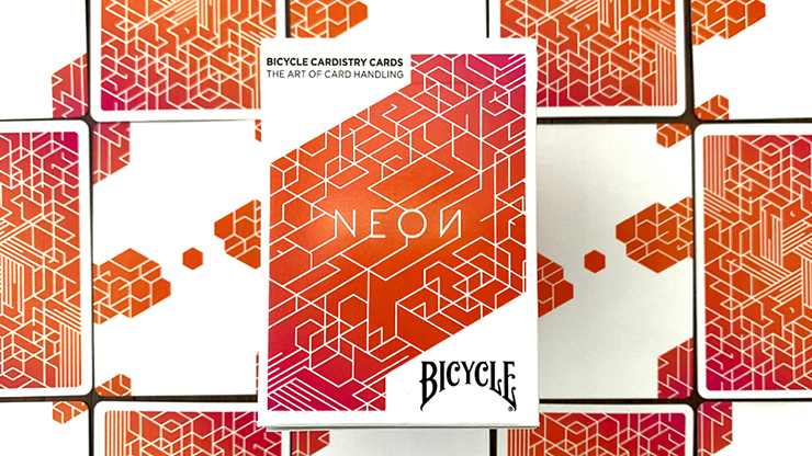 Orange Bump Neon Playing Cards by US Playing Card Co