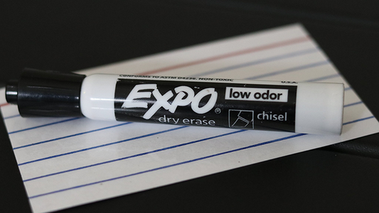Acro Index Dry Erase 3"X5" (Gimmicks and Online Instructions) by Blake Vogt - Trick - Wizard Magic Shop