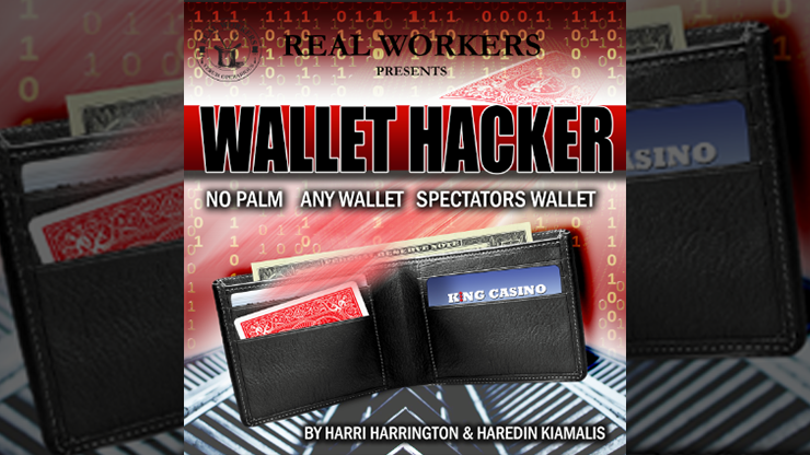 Wallet Hacker RED (Gimmicks et instructions en ligne) par Joel Dickinson - Astuce 