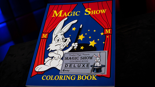 MAGIC SHOW Coloring Book DELUXE (4 way) by Murphy's Magic - Wizard Magic Shop