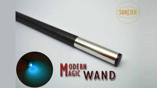 Modern Light Wand WHITE by Sorcier Magic - Wizard Magic Shop