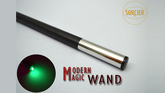 Modern Light Wand GREEN by Sorcier Magic - Wizard Magic Shop