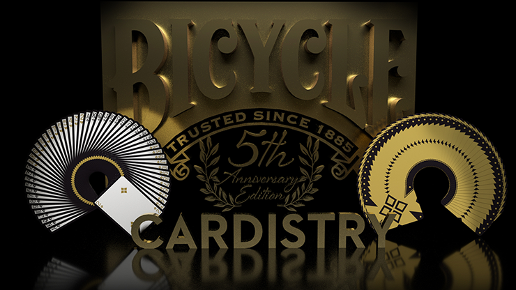 Cartes à jouer 5e anniversaire Bicycle Cardistry (Standard) par Handlordz