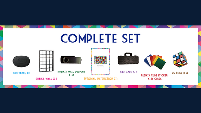 RUBIKS WALL Complete Set by Bond Lee