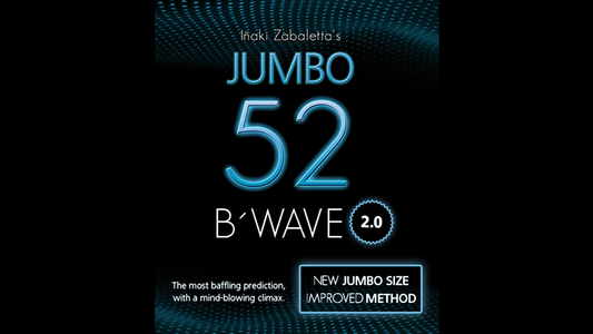 52 B Wave Jumbo 2.0 (Gimmicks et instructions en ligne) par Vernet Magic - Astuce 