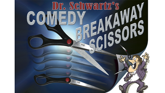 Comedy Breakaway Scissors by Martin Schwartz - Trick - Wizard Magic Shop