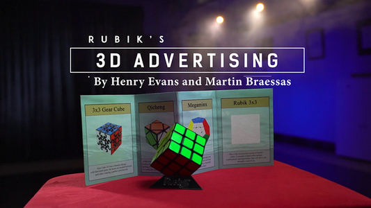Rubik's Cube 3D Advertising (Gimmicks and Online Instructions) by Henry Evans and Martin Braessas - Trick - Wizard Magic Shop