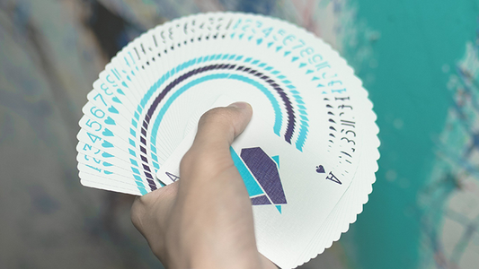 Flexible Gradients Blue Playing Cards by TCC alternate view - Wizard Magic Shop
