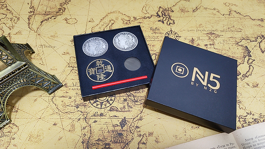 N5 BLACK Coin Set by N2G - Trick - Wizard Magic Shop