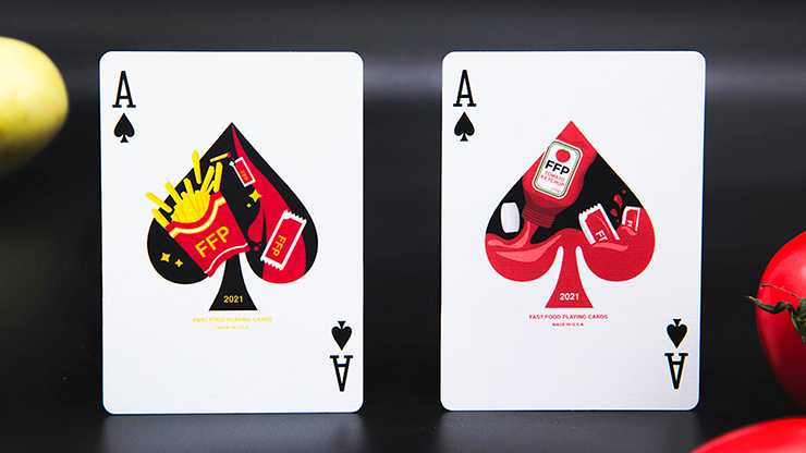 Naipes de salsa de tomate de Fast Food Playing Cards 