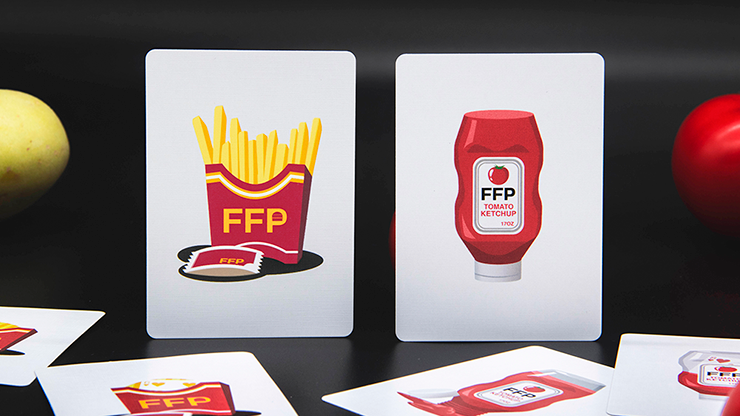 Naipes de salsa de tomate de Fast Food Playing Cards 