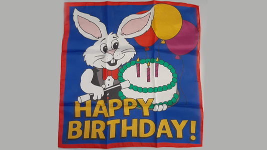 Happy Birthday Silk (36 in) by Ginn and Goshman - Wizard Magic Shop