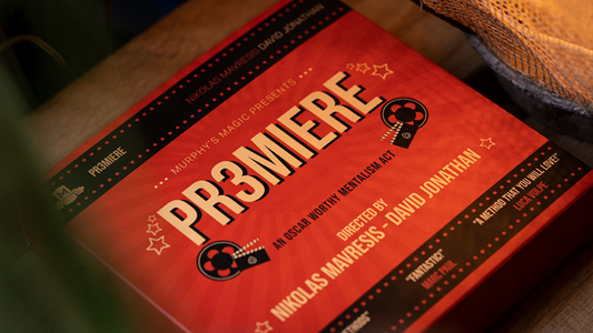 Pr3miere (Premiere) by Nikolas Mavresis and David Jonathan (Gimmicks and Online Instructions) - Trick - Wizard Magic Shop