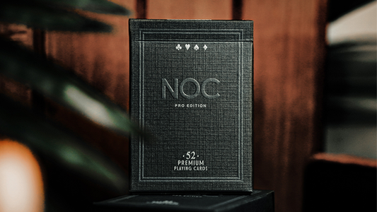 NOC Pro 2021 (Jet Black) Playing Cards - Wizard Magic Shop