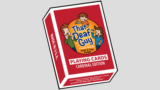 That Deaf Guy RED Cardinal Edition Playing Cards - Wizard Magic Shop